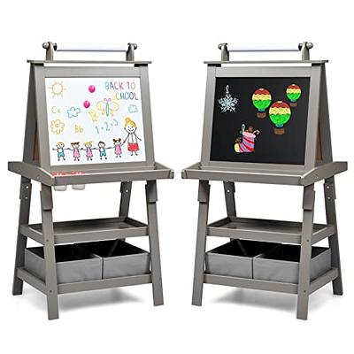 Beefunni Easel for KidsToddlers - Double-Sided Chalkboard and Magnetic  Board & Writing Accessories, Christmas Birthday Gift for Boys Girls Age 2 3  4 5 