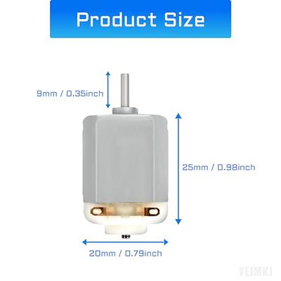 Mini DC Motors for Hobby and Science Projects