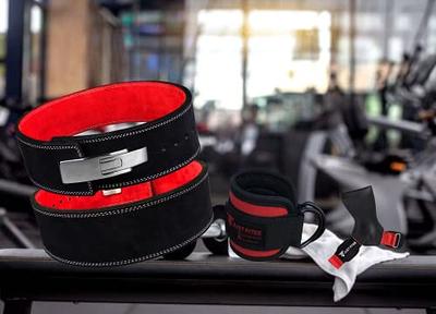 Gymreapers Ankle Straps - Red (Pair)