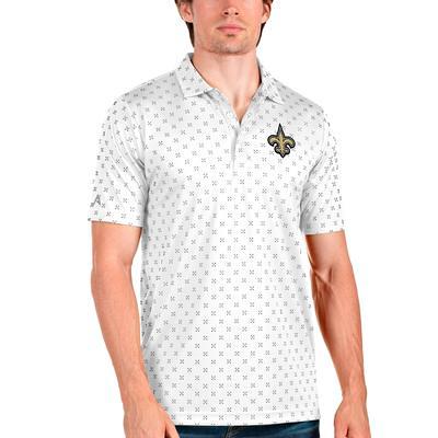 Men's Antigua White New Orleans Saints Compass Polo - Yahoo Shopping