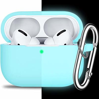 R-fun AirPods Pro Case Cover with Keychain, Full Protective Silicone Skin Accessories for Women Men Girl with Apple 2019 Latest AirPods Pro Case