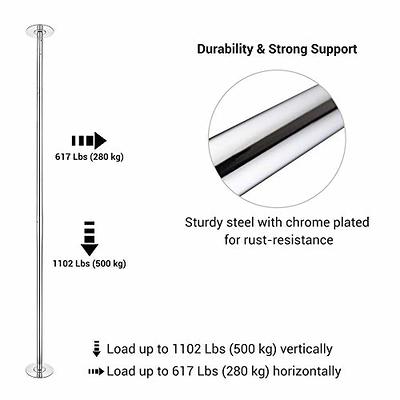 AW 9.25 FT Portable Dance Pole Kit Static Spinning Pole Dancing