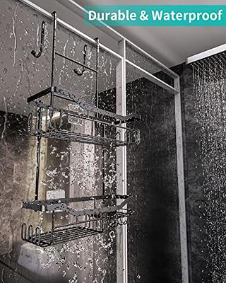 AMADA Hanging Shower Caddy, Shower Caddy Over Shower Head