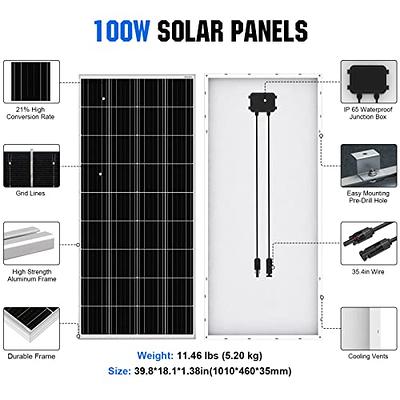  ECO-WORTHY 400 Watt 12 Volt Premium Solar Panel Kit
