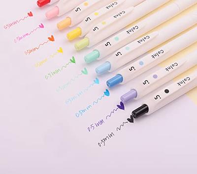 Fine Point Colored Gel Pens 0.5 Mm I 10 Pack I Bullet Journaling Pens I  Note Taking Pens Notes 