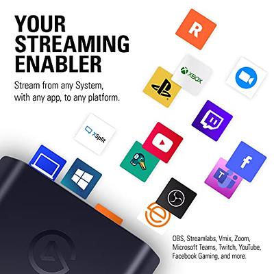 Elgato HD60 X - Stream and record in 1080p60 HDR10 or 4K30 with ultra-low  latency on PS5, PS4/Pro, Xbox Series X/S, Xbox One X/S, in OBS and more