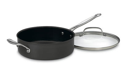 Cuisinart FCT33-28H French Classic Tri-Ply Stainless 5-1/2-Quart Saute Pan  with Helper Handle and Cover 