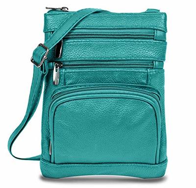 MoKo Vegan Leather Sling Bag - Small Trendy Casual Adjustable