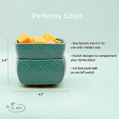 Earnest Living Wax Melt Warmer for Scented Wax Cubes Candle Warmer