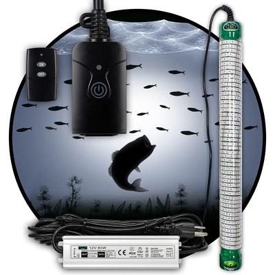 Green Blob Outdoors (White Color) Jumbo 30000 Lumens 600 LED Underwater  Fishing Light 110 Volt AC 3 Prong Plug Includes Timer w Photocel 30ft Power  Cord (White) - Yahoo Shopping