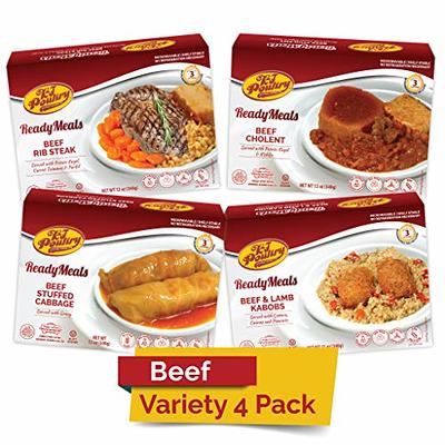 Kosher Bone In Chicken & Kugel, MRE Meat Meals Ready to Eat, Shabbos Food  (1 Pack) Prepared Entree Fully Cooked, Shelf Stable Microwave Dinner 