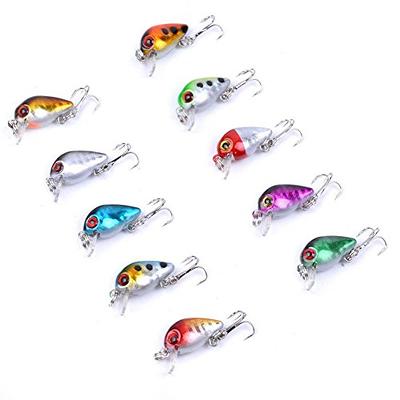 Sougayilang 6Pcs Life-Like Soft Baits Lure with 6Pcs Jig Hooks for