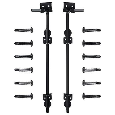 Spear 6-in Black Gate Latch