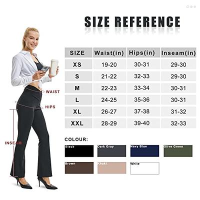 Flare Leggings For Girls Yoga Pants Bootcut With Pockets Crossover Flare  Yoga Pants S-3xl