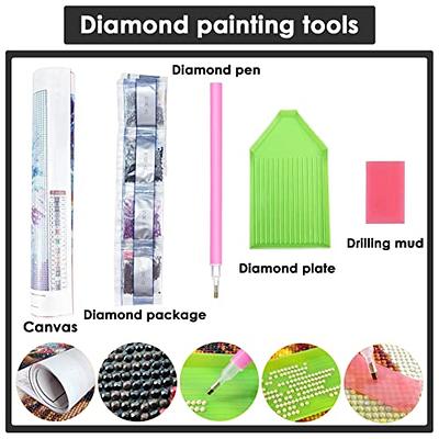 5D Diamond Painting Kit for Kids, 5.9 inch Easy DIY Diamond Full Drill Rhinestone Kids Painting by Number Kits Home Wall Decor Art and Crafts for