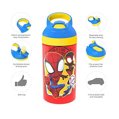 Zak Designs Spider-Man and His Amazing Friends 16 ounce Reusable Plastic  Water Bottle, Spider-Friends