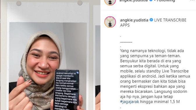 Angkie Yudistia Rekomendasi Teknologi Canggih untuk Tunarungu Berkomunikasi Tanpa Terinfeksi ...