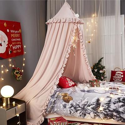AIOOO Princess Cute Bed Canopy for Kids Canopy for Girls Bed Bedding Girls  Room Canopy Bed Play Tent Hanging Reading Nook Canopies House Decor (Hat  Style-Beige Pink) - Yahoo Shopping