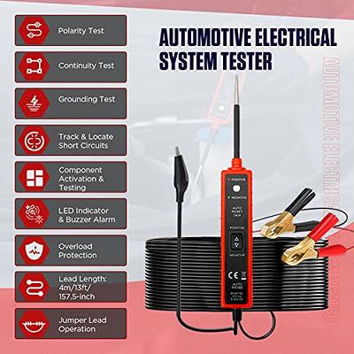 Bil med LCD display fuse Tester