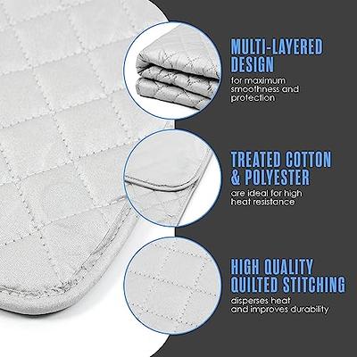 Houseables Magnetic Ironing Mat, Portable Iron Board, Heat Resistant Tabletop  Pad, 36x30, Gray, Quilted, Dryer Top Cover for Irons, Steaming, Pressing,  Quilting, Travel, Space Saving, Laundry Room - Yahoo Shopping