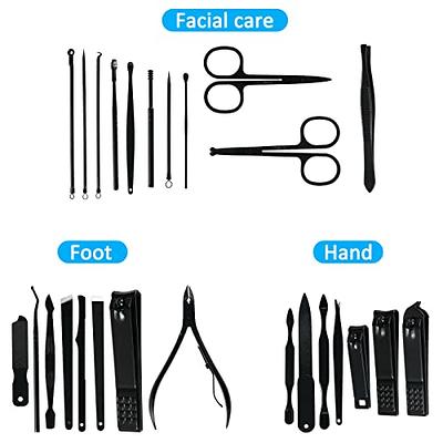 Professional Pedicure Tools Set, 26 in 1 Stainless Steel Foot Care