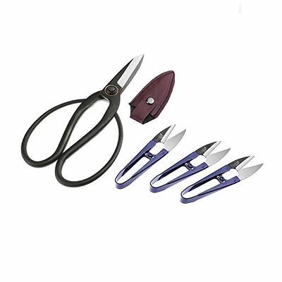  Lumo-X Trimming Scissors 2 Pack Pruning Snips with STRAIGHT  Blades for Precision Buds Trimming, Indoor/Outdoor Garden Trimming, Bonsai,  Hydroponics (Straight Blades) : Patio, Lawn & Garden