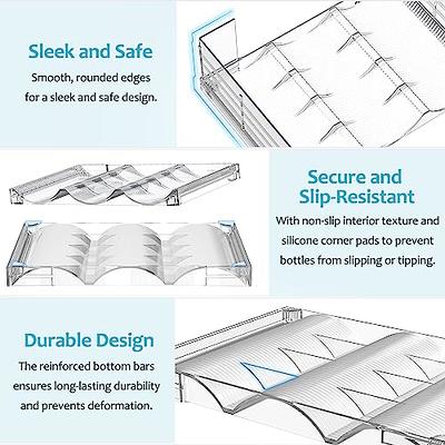 Water Bottle Organizer for Cabinet, 3 Tier Expandable Water Bottle Storage  Rack