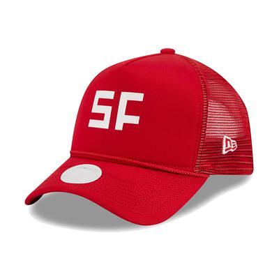 New Era Men's New Era Scarlet San Francisco 49ers Classic Trucker 9FIFTY  Snapback Hat