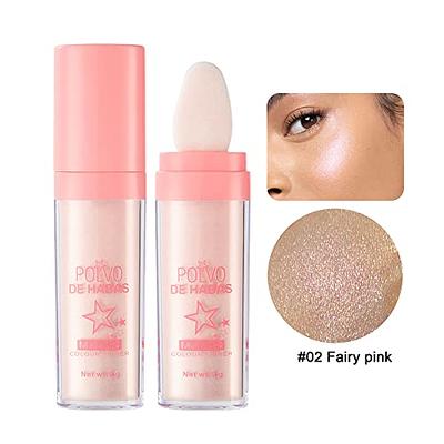 Erinde Highlighter Makeup Stick, Polvo De adas Body Glitter Highlighter  Makeup, Face High Gloss Sparkle Loose Highlight Powder, Brightens Makeup  Stick for Face Body Hair Cosmetic, 02# Fairy Pink - Yahoo Shopping