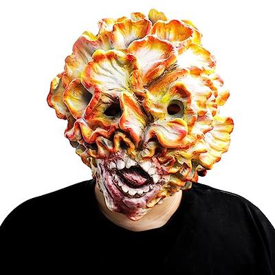 Last Us Halloween Head Mask Game Clickers Full Head Latex Mask Mushroom  Style Scary Horrible Overhead Mask for Adult