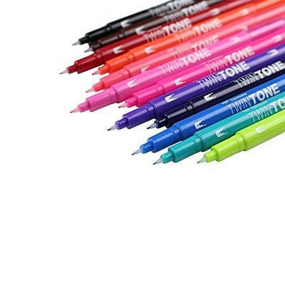 TwinTone Dual Tip Art Marker Rainbow Set, 12-Pack