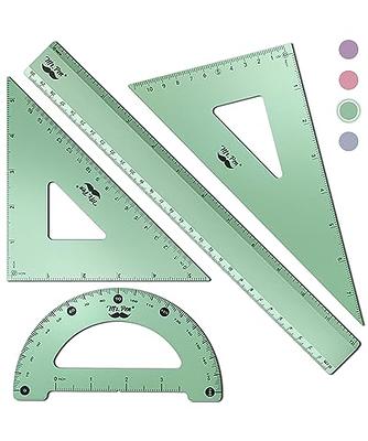 Mr. Pen Steel Rulers, 6 inch and 12 inch Metal Rulers, Pack of 2