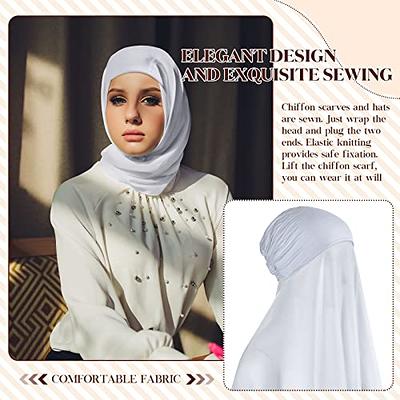 Txameru Jersey Hijab Scarfs for Women Head Scarf Muslim Head Wraps