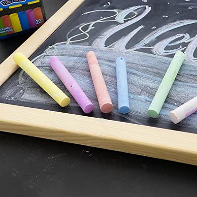 Bazic Chalk and Eraser Set (Colored & White Chalks+Eraser