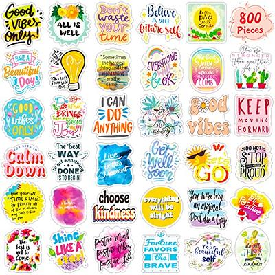 800PCS Motivational Stickers for Journaling, Envelope Seal, Thanksgiving  Cards, Gift Box Packing, Positive Affirmation Stickers for Students, Teens,  Teachers, 40Designs x 20Sets Thank You Stickers : : Stationery  & Office Products