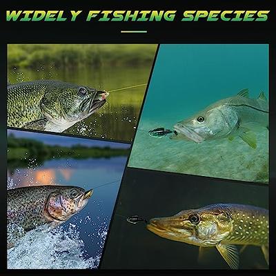 Gotour Weedless Soft Fishing Lures for Freshwater and Saltwater