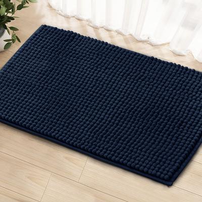 20 X 32 Griffie Collection Blue & Gray 100% Polyester Rectangle Bath Rug  - Better Trends : Target