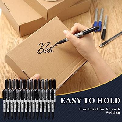 Permanent Markers Bulk Black Permanent Marker Set Fine Point