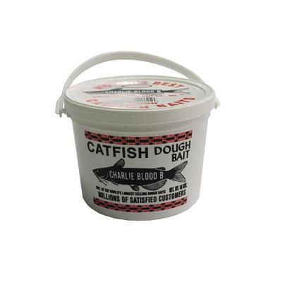 Wildcat Catfish Charlies CB-6-45 Dough Bait Blood Bucket, White