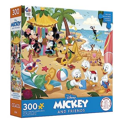 Ceaco 1000-Piece Thomas Kinkade Holiday Disney Mickey & Minnie Christmas  Lodge Interlocking Jigsaw Puzzle