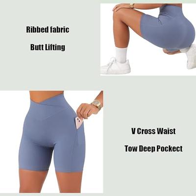 CHRLEISURE Seamless Butt Lifting Workout Leggings for Women, Scrunch Butt  Gym Compression Tight, Dgray, Medium 