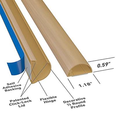 D Channel Cable Raceway,On-Wall Cable Concealer Cord Cover