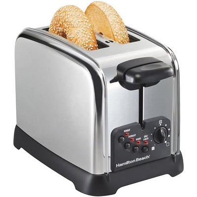 Hamilton Beach 1560-Watt 4-Slice Classic Stainless Steel Toaster 24782 -  The Home Depot