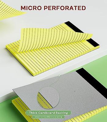 Legal Pads 4x6 Inch Lined Ruled Perforated Writing Pad Lined Note Pads for  Office Supplies (30-Sheet/Pads) College Ruled Legal Memo Pad ideal for