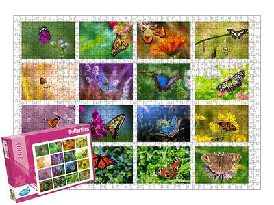 Unique Butterflies Jigsaw Puzzles 1000 Piece, Puzzle For Adults