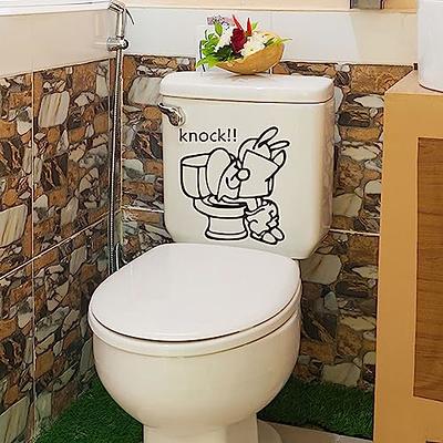 Funny Toilet Stickers Wall Art Sign Decor Creative Removable Waterproof  Self-adhesive Toilet Sticker Funny Cartoon Smile Face Sign Flower Wall  Sticker DIY Home Art for Toilet Bathroom Wall Door B - Yahoo
