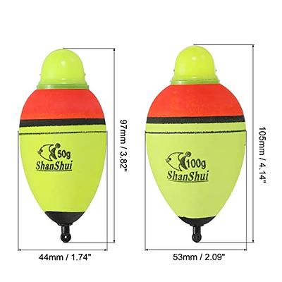 PATIKIL 1.8oz 3.5oz Lighted Fishing Slip Bobbers, 1 Pack EVA Green Red LED Light  Up Fishing Float for Night Fishing, Yellow - Yahoo Shopping