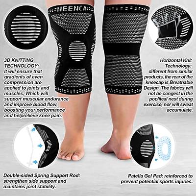 Joint Pain Arthritis Knee Brace Support Compression Sleeve Strap Plus Size  XXXL