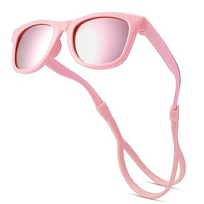 Melpomenia Baby Sunglasses with Strap Polarized Bendable Flexible