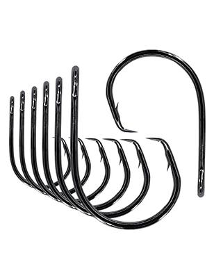 50Pcs New anti-rust Ahite Nickel Super Sharp Fishhooks Treble